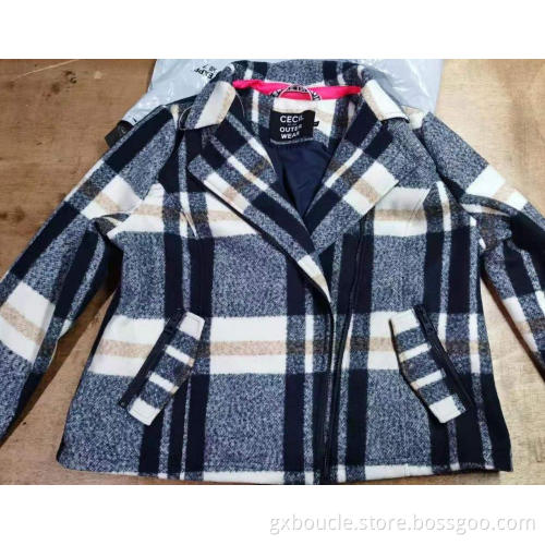 Boucle-stil Pläddesign Tyg